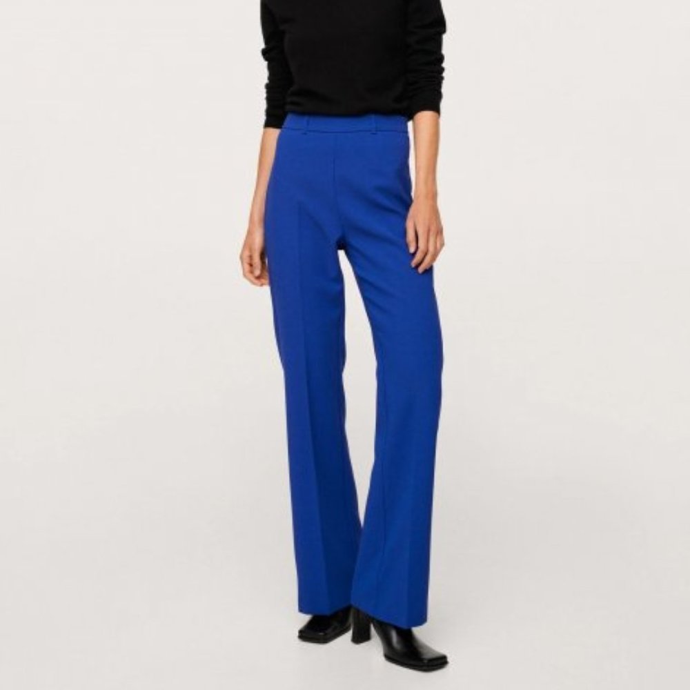 New with tags Mango Pleat flare trousers Size 8